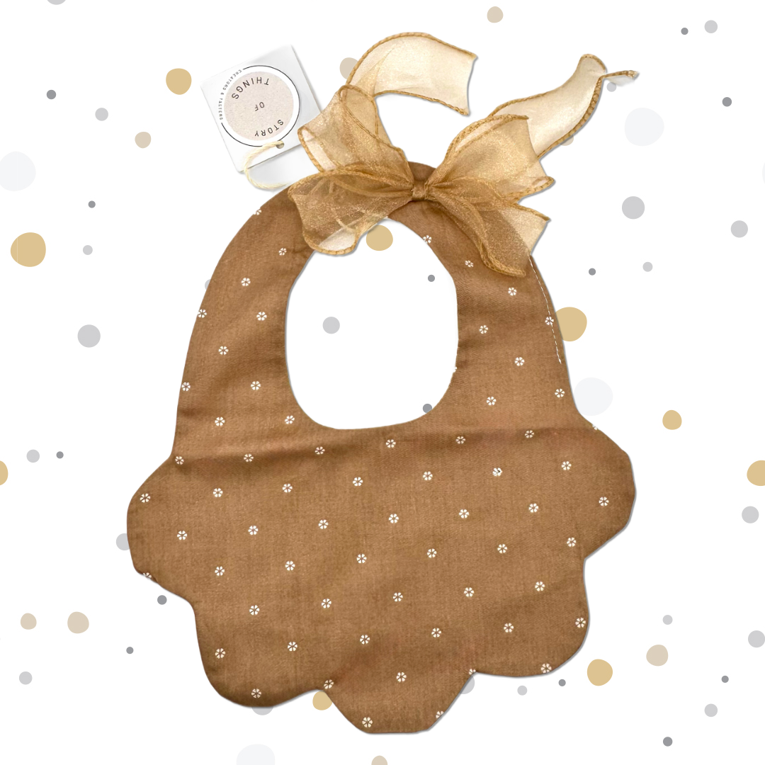 Vintage Bows Baby Bib