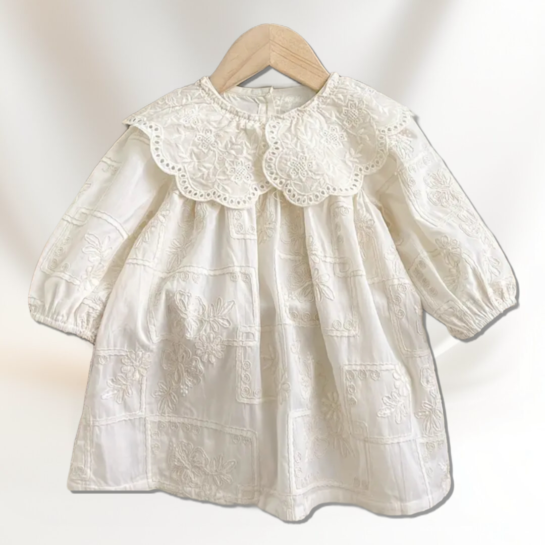 Retro embroidered Lace dress