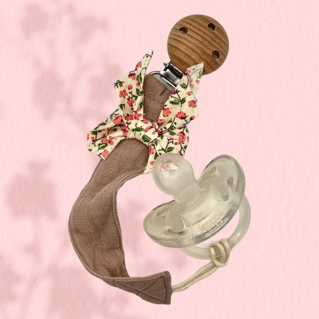 Bow pacifier Clip Holder