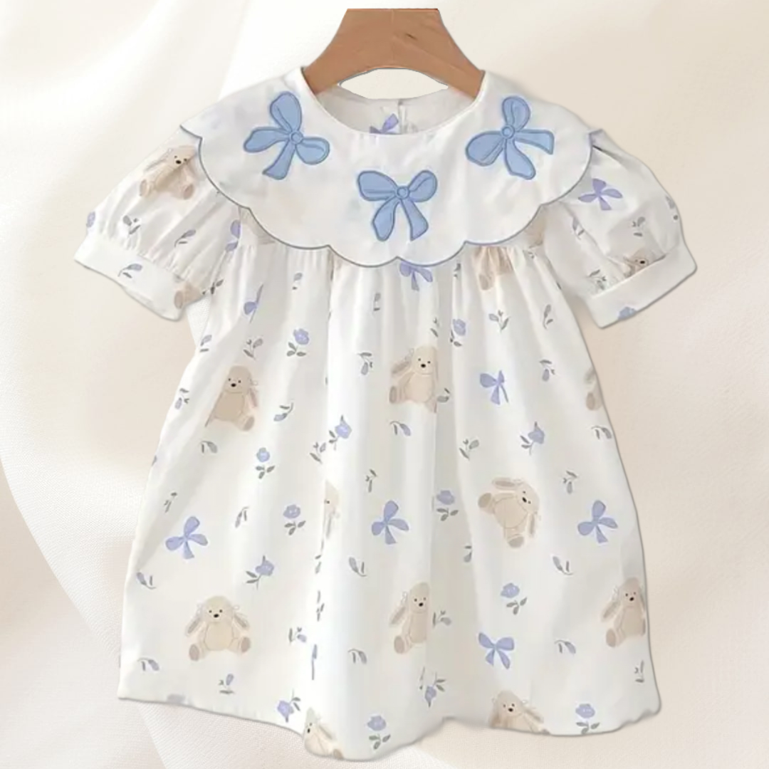 Blue Bow Bunny dress