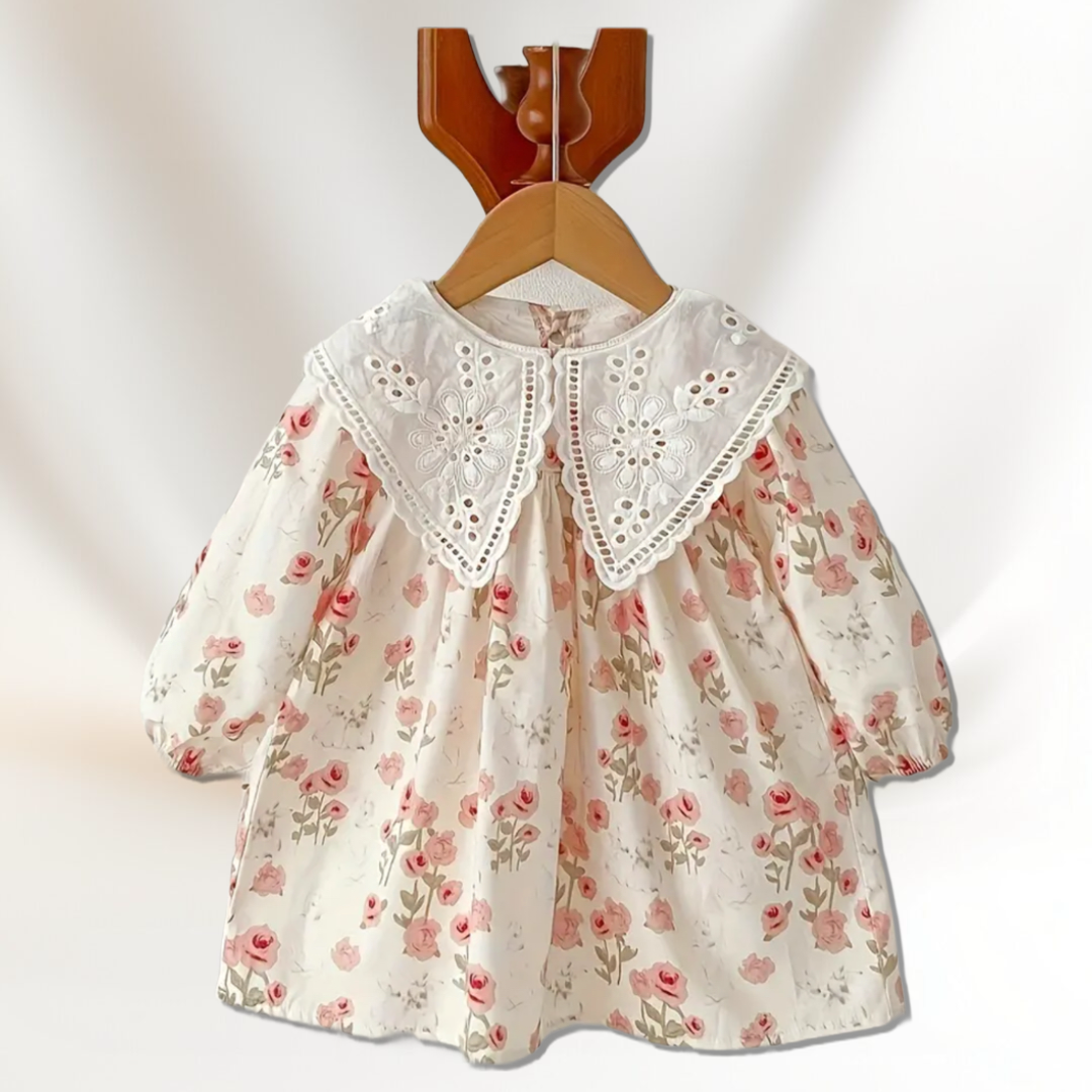 Chic floral dress with hair band