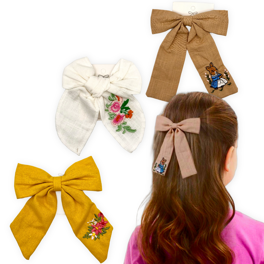 Big Bows hair clips