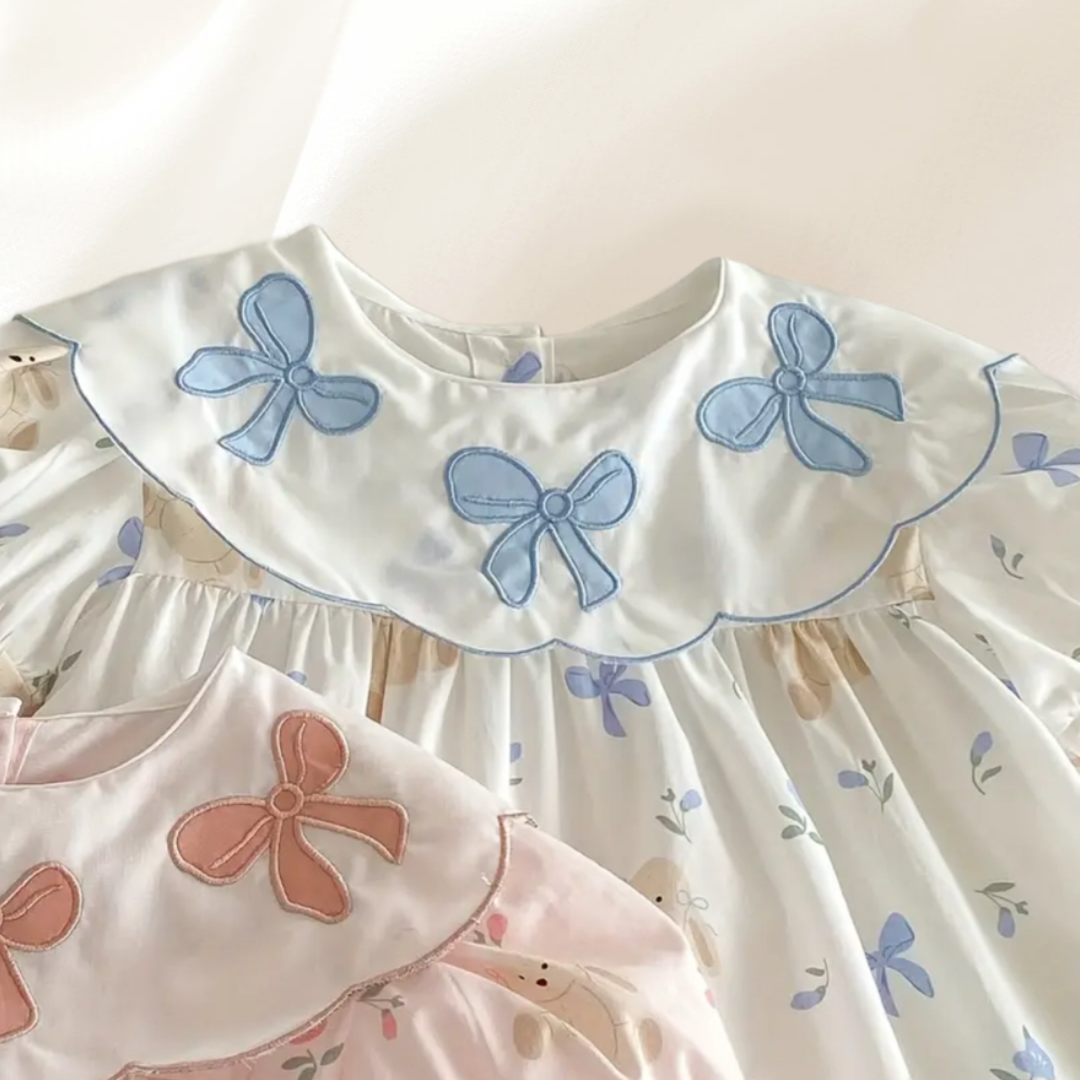 Blue Bow Bunny dress