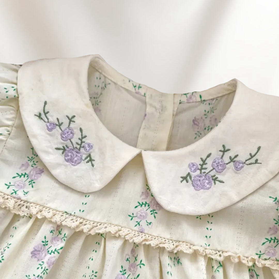 Pastoral style baby girl Romper