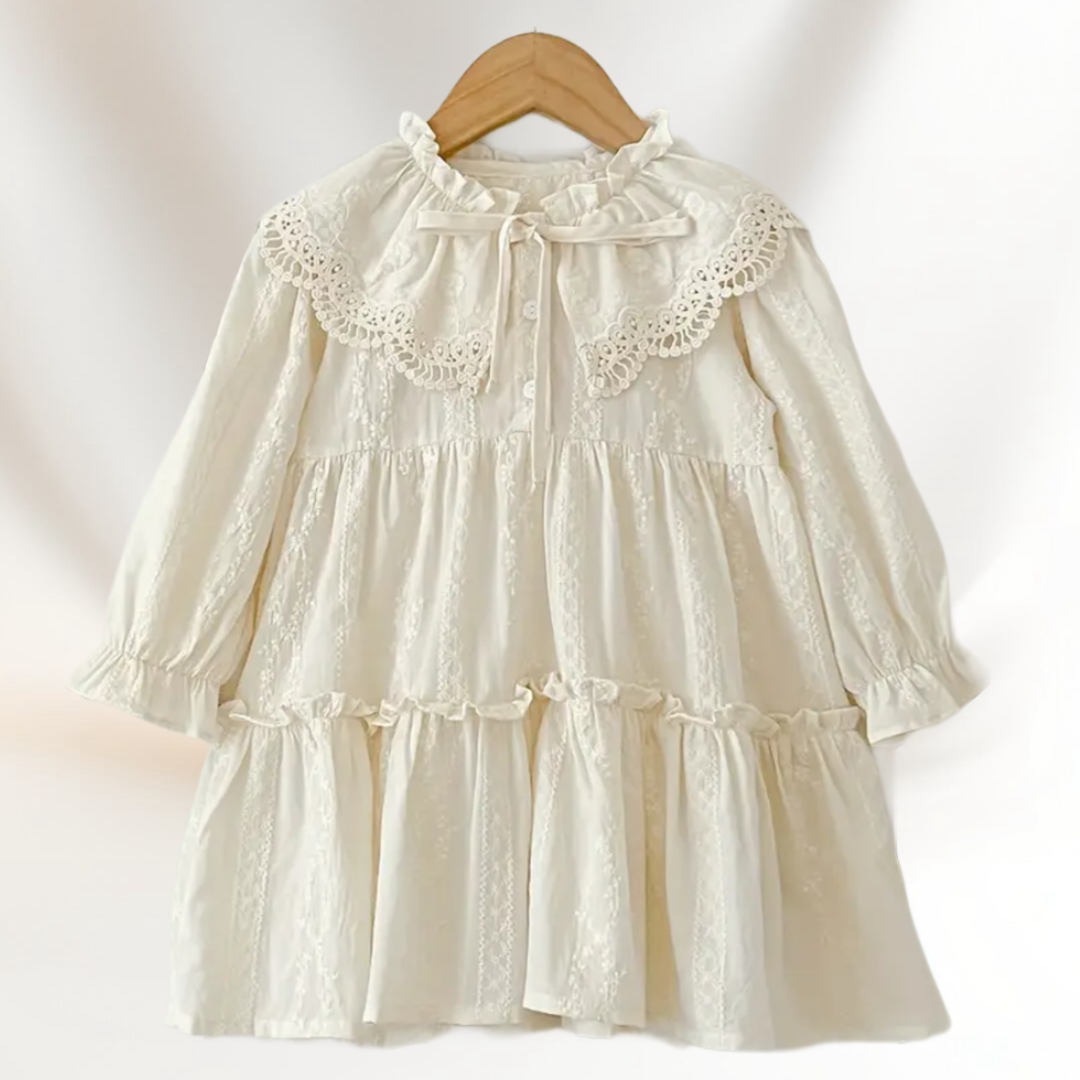 Vintage embroidered layered Lace dress