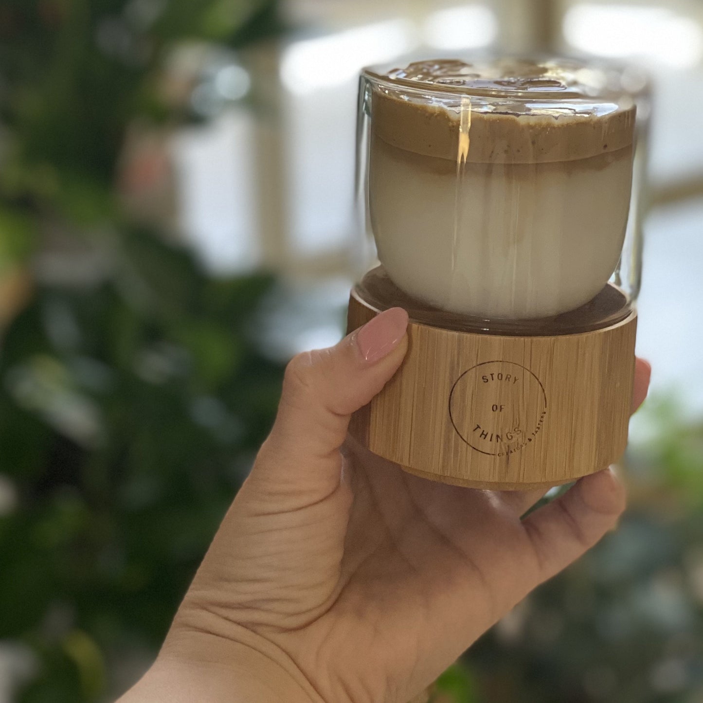 SOT BAMBOO GLASS CUP