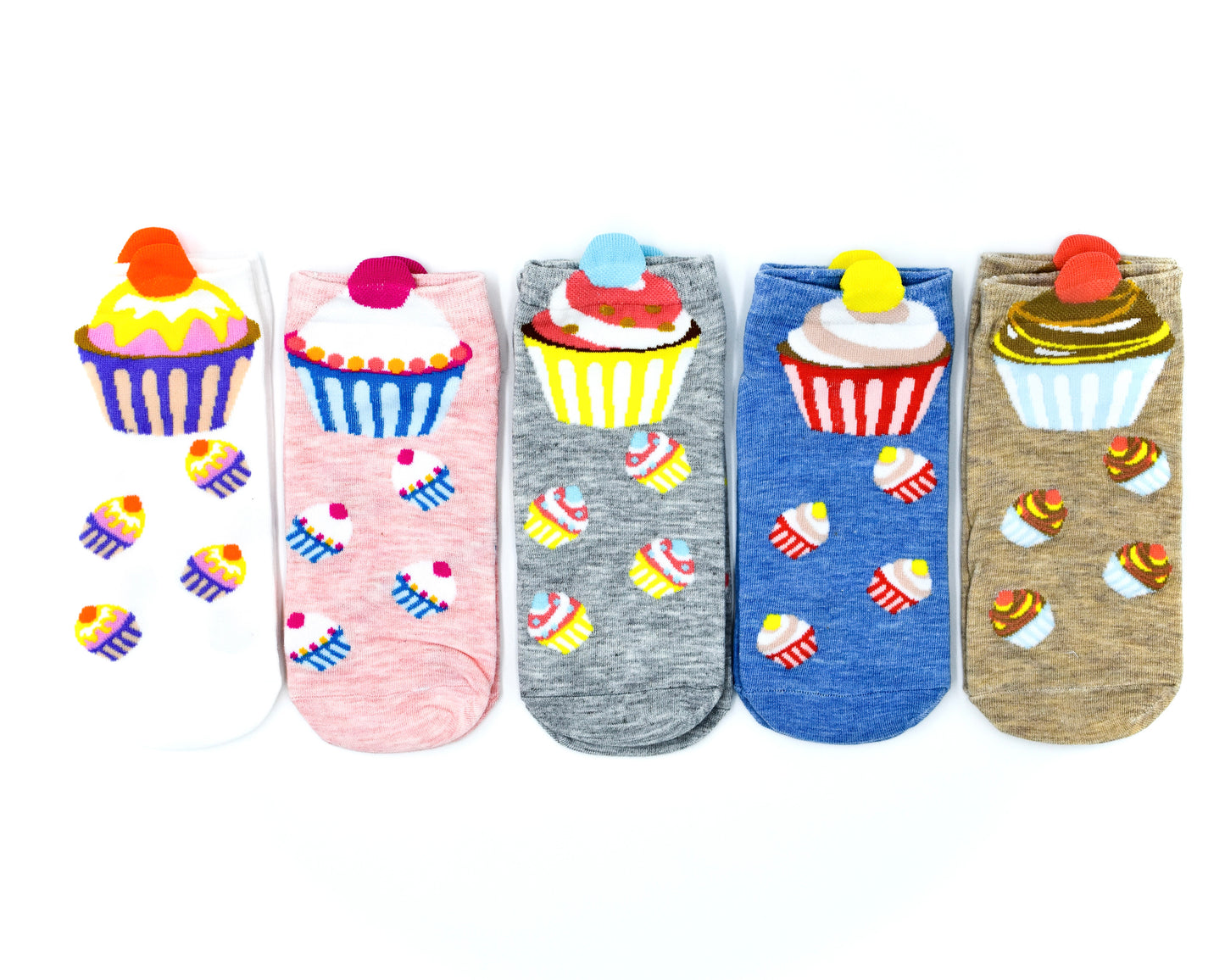 THE CUPCAKE BOX (SET OF 5 PAIRS)