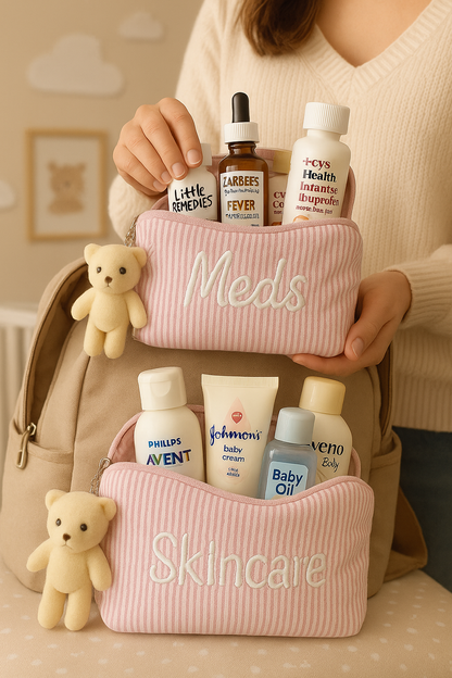 Baby essentials bags (Pink)
