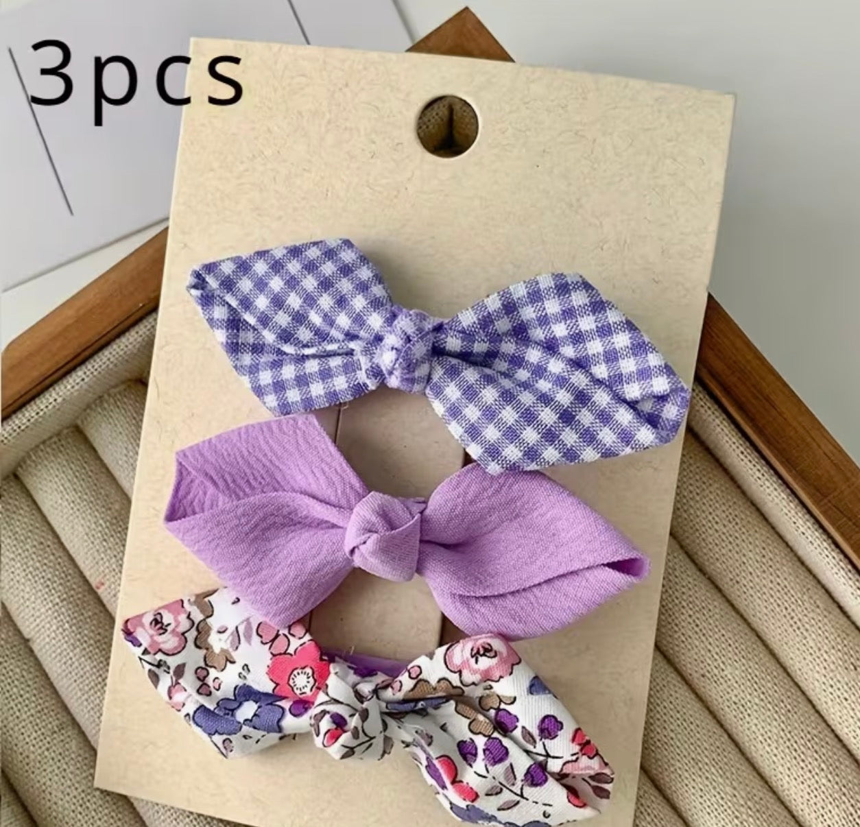 3 Pcs Floral Hair Pin