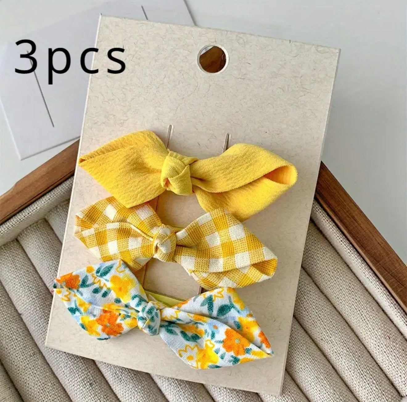 3 Pcs Floral Hair Pin