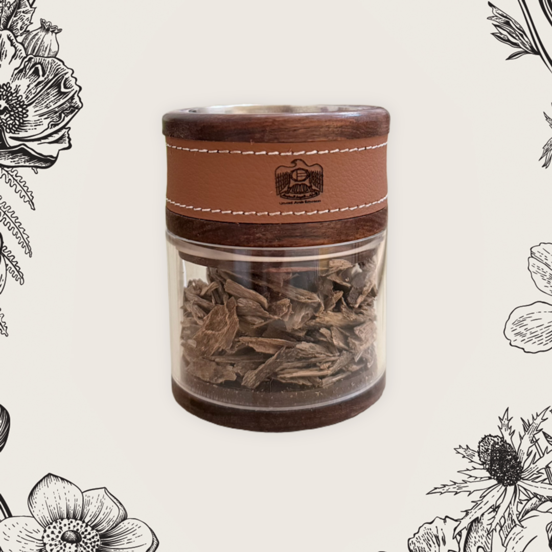 Wood Mubkhar with Daggah oud (set)