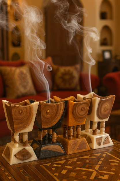 Resin & Wood Handmade Mubkhar