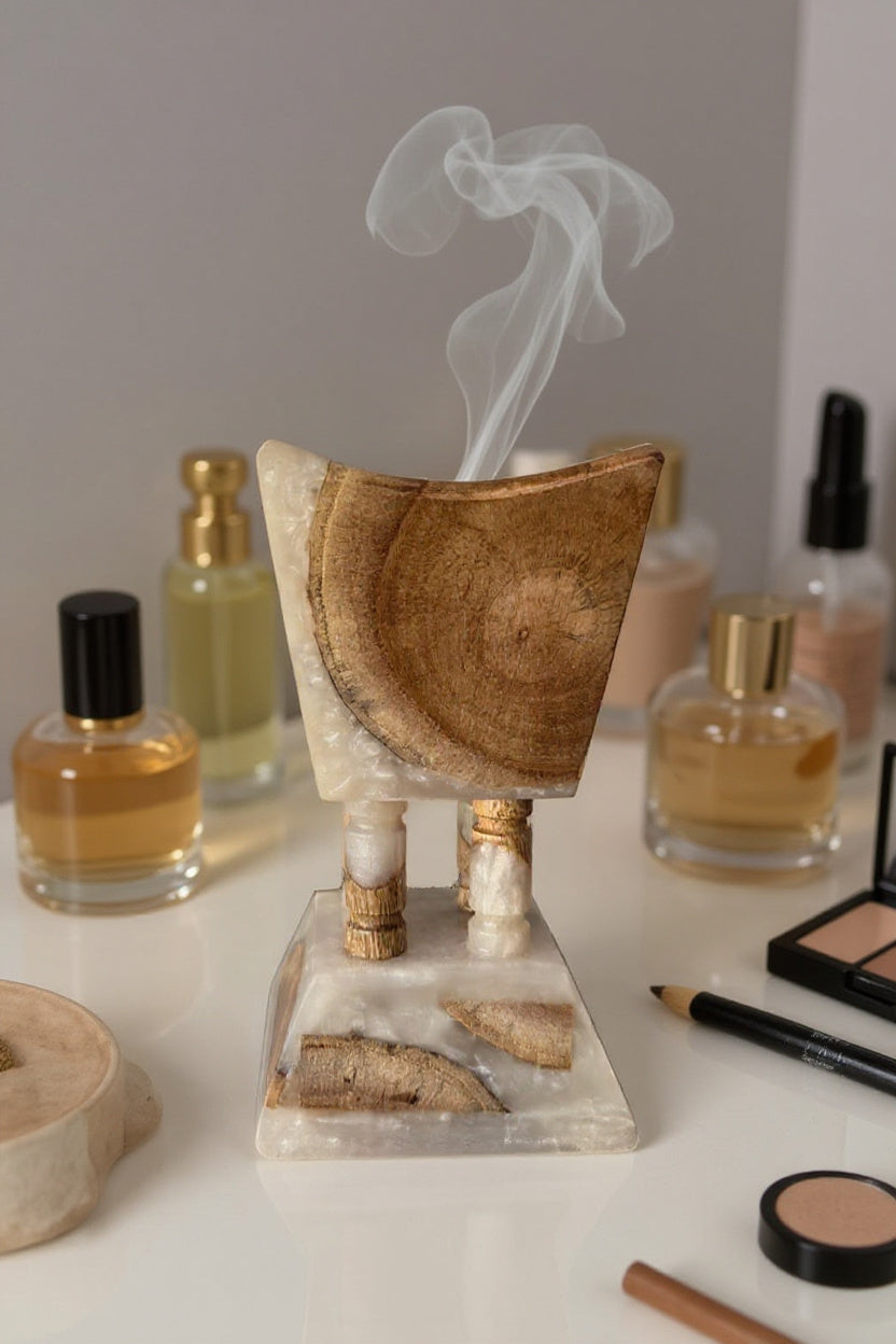 Resin & Wood Handmade Mubkhar