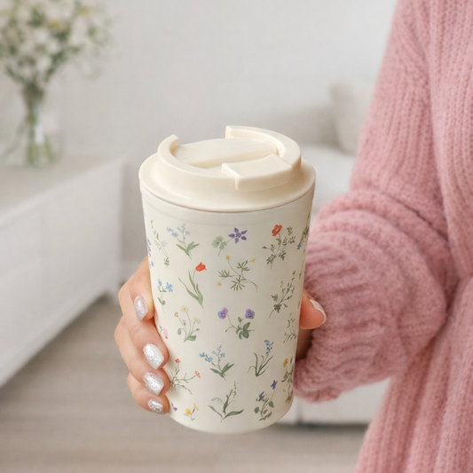 Field flowers Coffee Tumbler cup