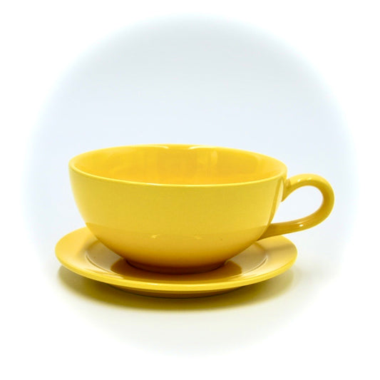 Solid Yellow Latte CUP & SAUCER